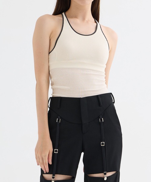 HAKUJI（ハクジ）の「【HAKUJI/ハクジ】Twist cotton asym bra TT  