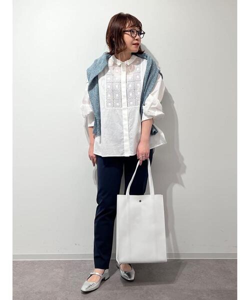 THE ART OF CARRYING(ジアートオブキャリング)の「◆【THE ART OF CARRYING】トートバッグ(トートバッグ・レディース・ホワイト・フリ-)」の13枚目の写真