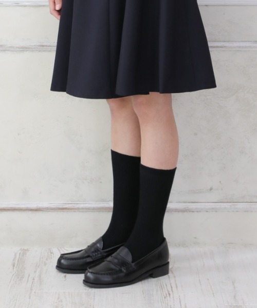 CHOPIN(ショパン)の「【日本製】ハイソックス(ソックス/靴下・キッズ・ホワイト/ネイビー/ブラック・13-15cm/16-18cm/19-21cm/22-24cm)」の7枚目の写真