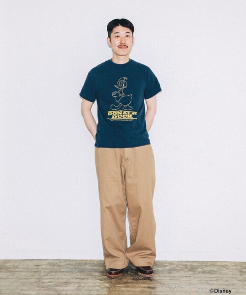 wiffle（ウィッフル）の「WIFFLE / DONALD DUCK T-shirt（Tシャツ/カットソー・メンズ・ネイビー・S/M/L/XL）」の6枚目の写真