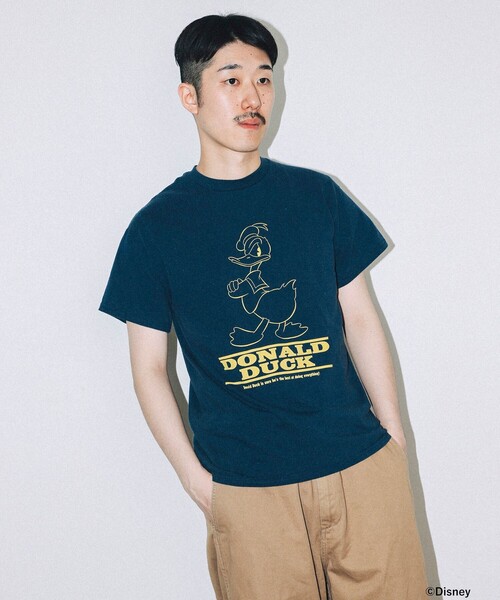 wiffle（ウィッフル）の「WIFFLE / DONALD DUCK T-shirt（Tシャツ/カットソー・メンズ・ネイビー・S/M/L/XL）」の7枚目の写真