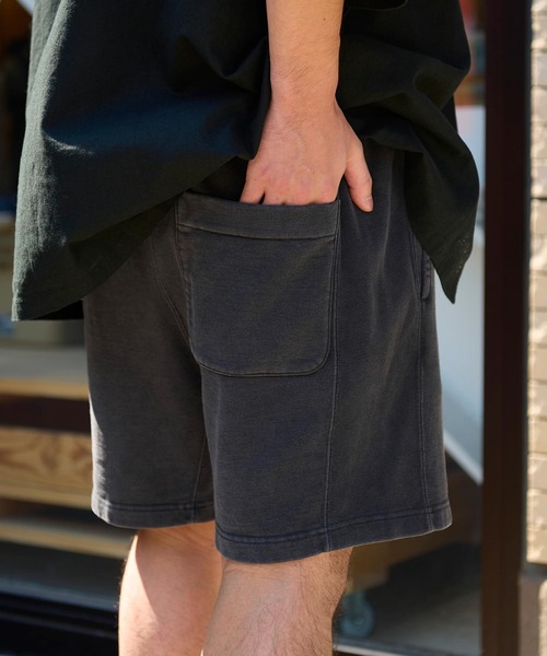 REMI RELIEF（レミレリーフ）の「REMI RELIEF SP加工裏毛ショーツ RN3035SDM（その他パンツ・メンズ・マスタード/ネイビー/ブラック・L/XL）」の5枚目の写真