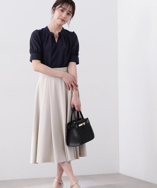 PROPORTION BODY DRESSING(プロポーションボディドレッシング)の「ダブルビットタックスカート / 1214120410(スカート・レディース・イエロー/ネイビー/グレー・X-SMALL/SMALL/MEDIUM)」の16枚目の写真