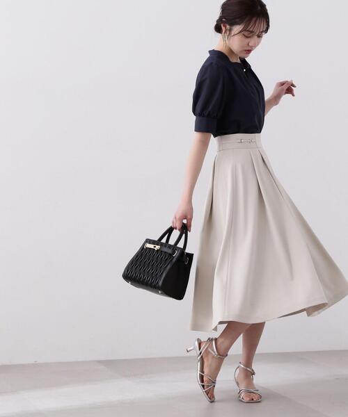 PROPORTION BODY DRESSING(プロポーションボディドレッシング)の「ダブルビットタックスカート / 1214120410(スカート・レディース・イエロー/ネイビー/グレー・X-SMALL/SMALL/MEDIUM)」の17枚目の写真