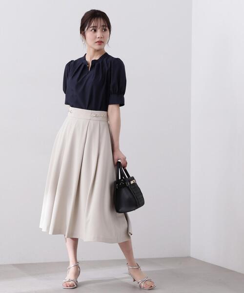 PROPORTION BODY DRESSING(プロポーションボディドレッシング)の「ダブルビットタックスカート / 1214120410(スカート・レディース・イエロー/ネイビー/グレー・X-SMALL/SMALL/MEDIUM)」の21枚目の写真