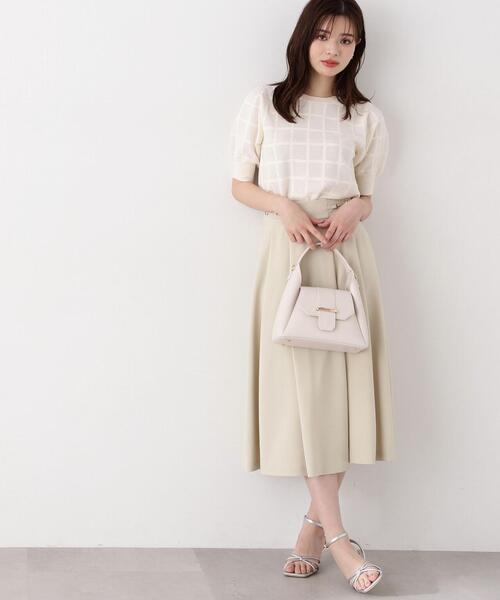 PROPORTION BODY DRESSING(プロポーションボディドレッシング)の「ダブルビットタックスカート / 1214120410(スカート・レディース・イエロー/ネイビー/グレー・X-SMALL/SMALL/MEDIUM)」の13枚目の写真