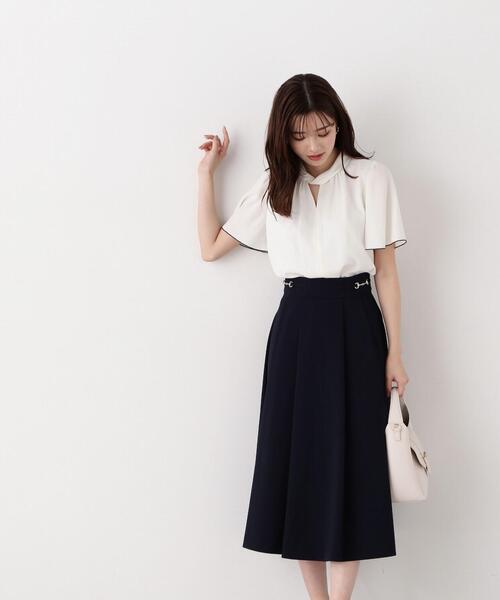 PROPORTION BODY DRESSING(プロポーションボディドレッシング)の「ダブルビットタックスカート / 1214120410(スカート・レディース・イエロー/ネイビー/グレー・X-SMALL/SMALL/MEDIUM)」の11枚目の写真