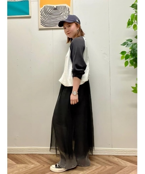 Disney（ディズニー）の「【DISNEY】ラグランロンＴ（Tシャツ/カットソー・メンズ・ワイン/ブラック/ベージュ・L/XL/M）」の20枚目の写真