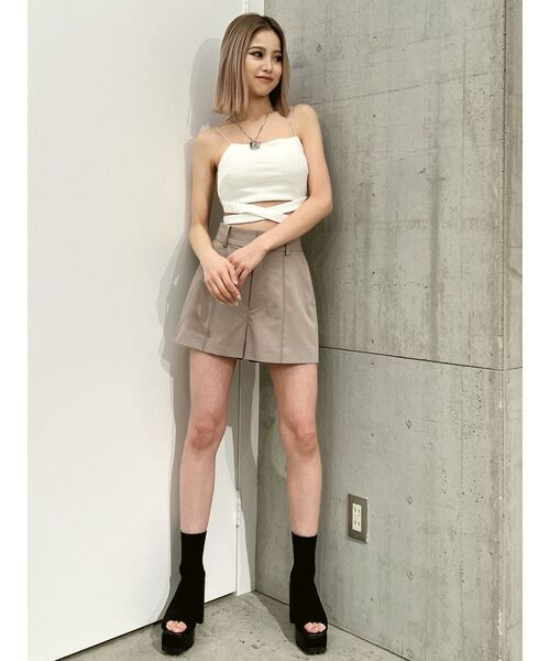 GYDA（ジェイダ）の「ウエストクロスビスチェ（キャミソール）」 - WEAR