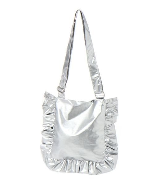 LOWRYS FARM（ローリーズファーム）の「フリルミニショルダーバック 996856（ショルダーバッグ・レディース・ブラック/シルバー/ベージュ/その他/アイボリー/ブルー・FREE）」の11枚目の写真