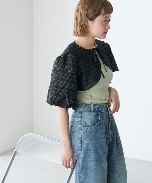 tadashi shoji ボリュームスリーブボレロ tadashi shoji ボリュームスリーブボレロ