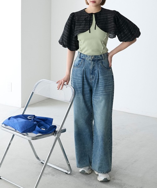 tadashi shoji ボリュームスリーブボレロ tadashi shoji ボリュームスリーブボレロ