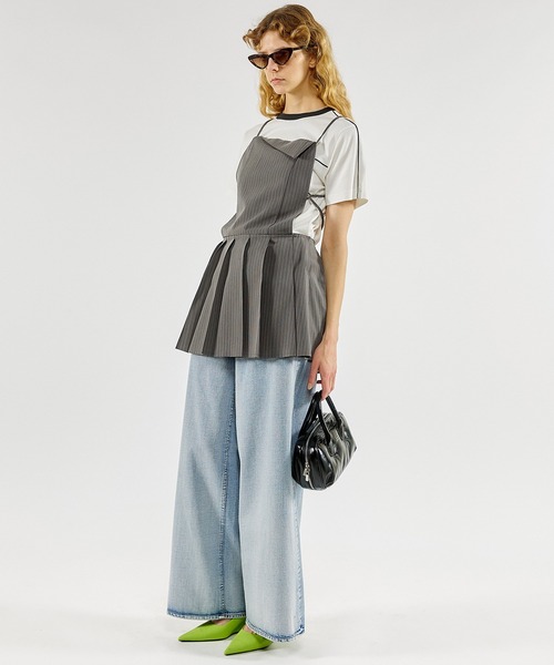 Bicolor Nylon Tops ／MAISON SPECIAL MAISON SPECIAL（メゾンスペシャル）の「Bicolor Nylon Tops