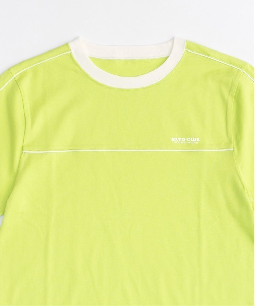 MAISON SPECIAL（メゾンスペシャル）の「Bicolor Line T-shirt/バイカラーラインTEE【MAISON SPECIAL/メゾンスペシャル】（Tシャツ/カットソー・レディース・ブルー/ホワイト/ピンク/グリーン/レッド/ブラック・FREE）」の20枚目の写真