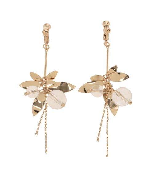 MERCURYDUO（マーキュリーデュオ）の「リーフフォールイヤリング（イヤリング・レディース・シルバー/ゴールド・FREE）」の3枚目の写真