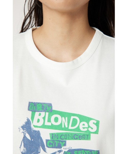 RODEO CROWNS WIDE BOWL(ロデオクラウンズワイドボウル)の「Vintage Flyerフリル Tシャツ(Tシャツ/カットソー・レディース・ネイビー/チャコールグレー/オフホワイト/ライトピンク・FREE)」の7枚目の写真