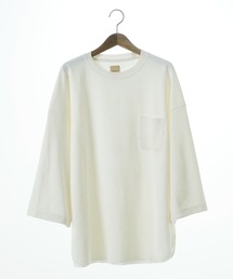 Sanca | Sanca サンカ C/H SURF KNIT POCKET CREW 3/4(Tシャツ/カットソー)