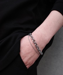 ARTIFICIAL SWEETENER（アーティフィシャル　スウィートナー）の「ARTIFICIAL SWEETENER 2セットシルバーレイヤードブレスレット（ブレスレット）」