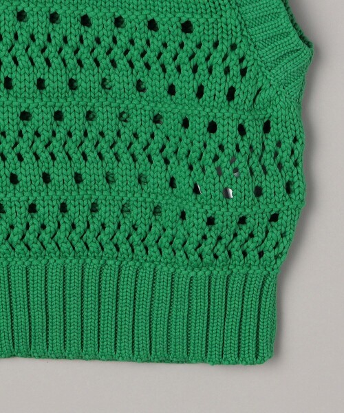 GANNI グリーン ニットベスト 楽天市場】GANNI ガニー ニットベスト Cotton Rope Short Vest