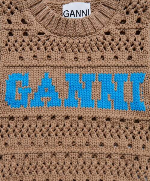 GANNI（ガニー）の「GANNI/ガニー Cotton Rope Vest / K2211