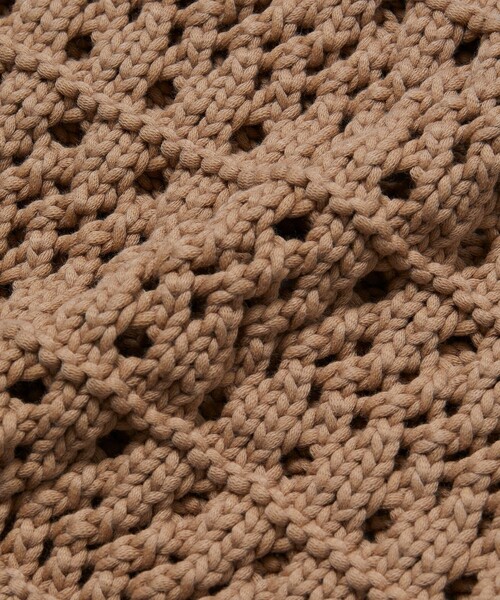 GANNI（ガニー）の「GANNI/ガニー Cotton Rope Vest / K2211 / ロゴニットベスト（ベスト・レディース・グリーン/ベージュ・SMALL）」の15枚目の写真