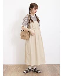 Samansa Mos2 | Tシャツ+キャミワンピースセット(ワンピース)