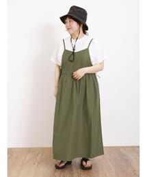 Samansa Mos2 | Tシャツ+キャミワンピースセット(ワンピース)