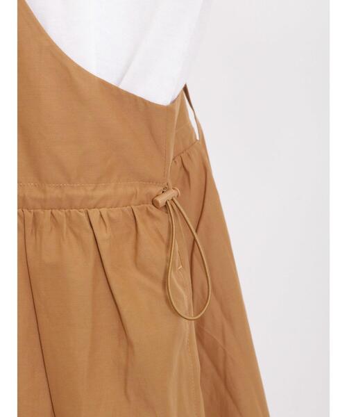 Samansa Mos2（サマンサ モスモス）の「Tシャツ+キャミワンピースセット（ワンピース・レディース・ベージュ/ブラック/カーキ/ブラウン・F）」の7枚目の写真