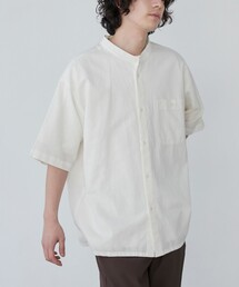 coen（コーエン）の「フレンチリネンコットンバンドカラーシャツ（シャツ/ブラウス・メンズ）」