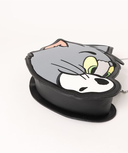 Tom&Jerry(トムアンドジェリー)の「TOM and JERRY×Flapperフェイスダイカットショルダー(ショルダーバッグ・レディース・グレー/ブラウン/ライトグレー・FREE)」の20枚目の写真