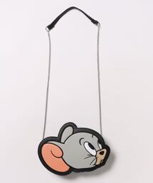 FLAPPER（フラッパー）の「TOM and JERRY×Flapperフェイスダイカットショルダー（ショルダーバッグ）」
