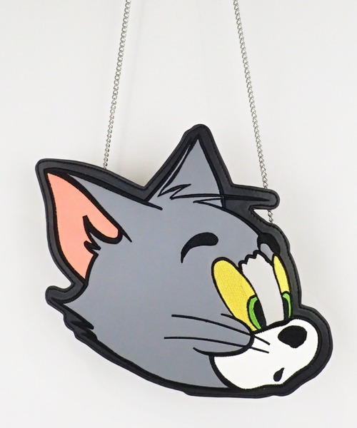 Tom&Jerry(トムアンドジェリー)の「TOM and JERRY×Flapperフェイスダイカットショルダー(ショルダーバッグ・レディース・グレー/ブラウン/ライトグレー・FREE)」の13枚目の写真