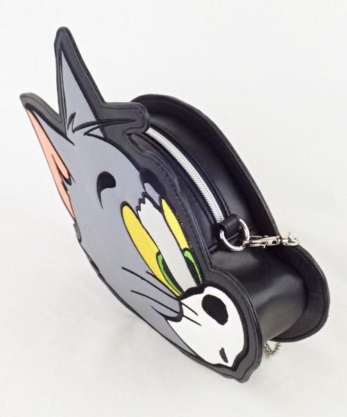 Tom&Jerry(トムアンドジェリー)の「TOM and JERRY×Flapperフェイスダイカットショルダー(ショルダーバッグ・レディース・グレー/ブラウン/ライトグレー・FREE)」の14枚目の写真