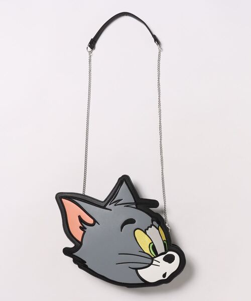 Tom&Jerry(トムアンドジェリー)の「TOM and JERRY×Flapperフェイスダイカットショルダー(ショルダーバッグ・レディース・グレー/ブラウン/ライトグレー・FREE)」の19枚目の写真