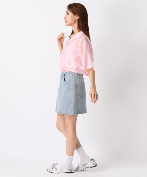 FOREVER 21（フォーエバー トゥエンティーワン）の「【2024SS】キラキラデニムミニスカート（デニムスカート・レディース・ブルー/ネイビー・SMALL/MEDIUM）」の12枚目の写真