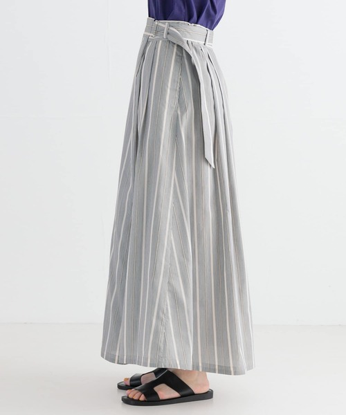 URBAN RESEARCH(アーバンリサーチ)の「ラップ風スカート(スカート・レディース・ストライプ/ベージュ・FREE)」の20枚目の写真