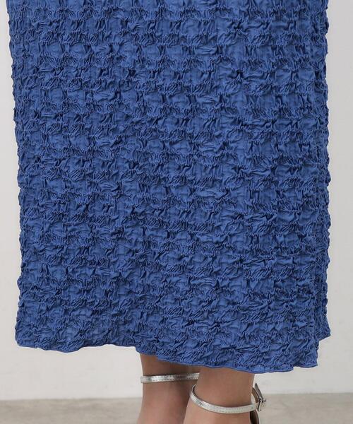 OPAQUE.CLIP（オペークドットクリップ）の「◆ポコポコ イージーナロースカート【洗える】（スカート・レディース・ブルー系その他/アイボリー/ブラック・38/40/36/42）」の16枚目の写真