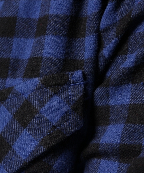 VENCEEXCHANGE（ヴァンスエクスチェンジ）の「ブロックチェックネルシャツ（シャツ/ブラウス・メンズ・レッド/ロイヤルブルー・SMALL/MEDIUM/LARGE）」の8枚目の写真