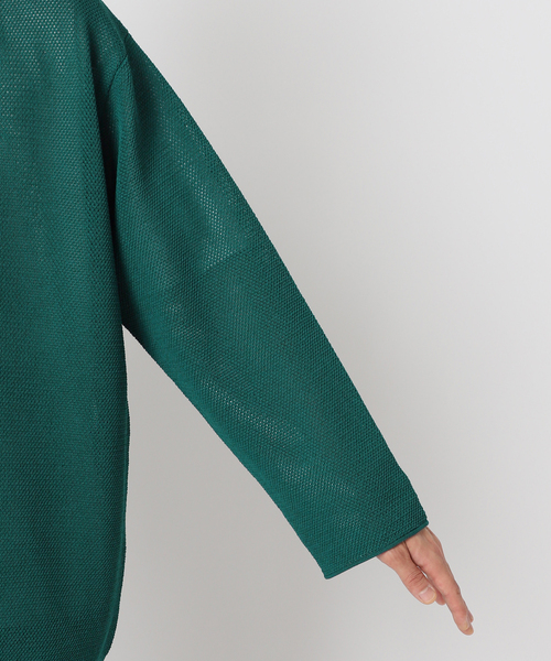 EDIFICE（エディフィス）の「ドライメッシュ ボタンレス カーディガン（カーディガン/ボレロ・メンズ・ブラック/ライトグレー/グリーン系その他/ブルー系その他・MEDIUM/LARGE）」の21枚目の写真