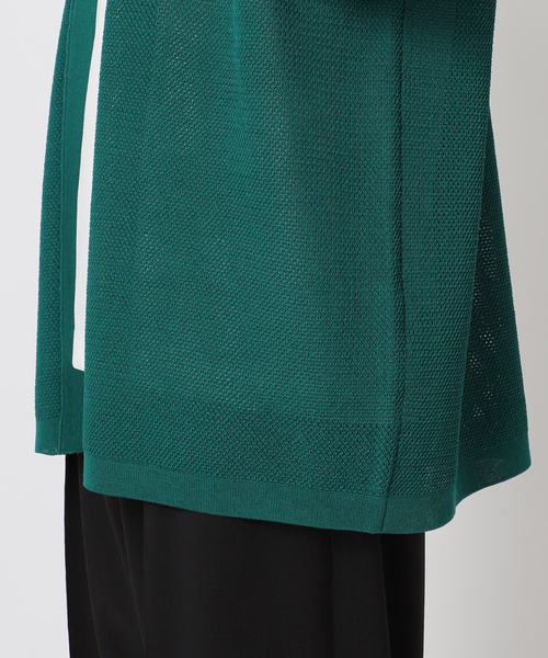 EDIFICE（エディフィス）の「ドライメッシュ ボタンレス カーディガン（カーディガン/ボレロ・メンズ・ブラック/ライトグレー/グリーン系その他/ブルー系その他・MEDIUM/LARGE）」の11枚目の写真