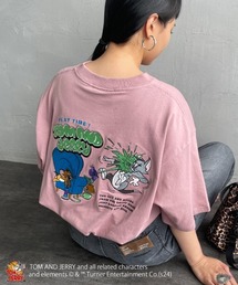 【WEB限定】[SEQUENZ/シークエンズ] トムとジェリー バック刺繍ロゴTシャツ