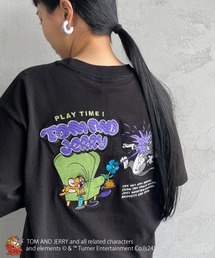 【WEB限定】[SEQUENZ/シークエンズ] トムとジェリー バック刺繍ロゴTシャツ