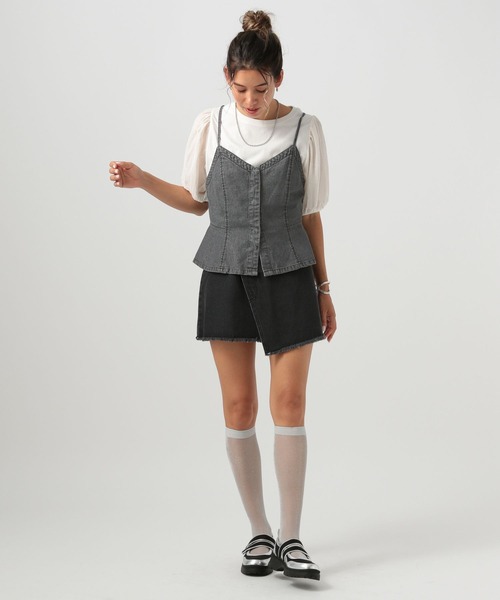 BAYFLOW（ベイフロー）の「デニムキャミビスチェ（キャミソール）」 - WEAR