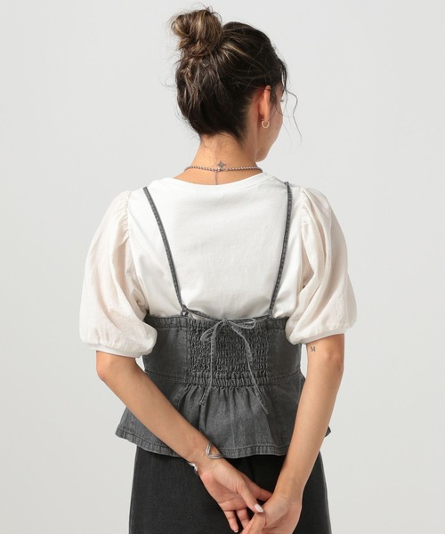 BAYFLOW（ベイフロー）の「デニムキャミビスチェ（キャミソール）」 - WEAR