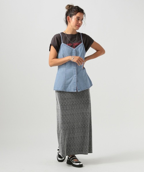 BAYFLOW（ベイフロー）の「デニムキャミビスチェ（キャミソール）」 - WEAR