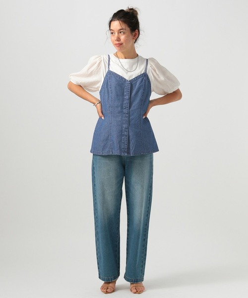 BAYFLOW（ベイフロー）の「デニムキャミビスチェ（キャミソール）」 - WEAR