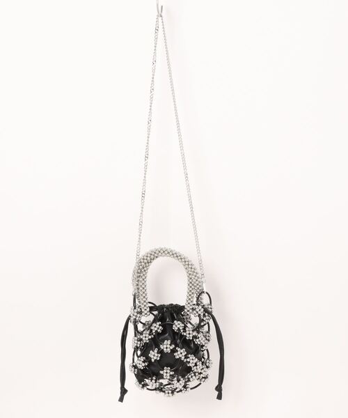 Moussy マウジー BEADS MIX RING バッグ MOUSSY（マウジー）の「BEADS MIX RING バッグ（ハンドバッグ
