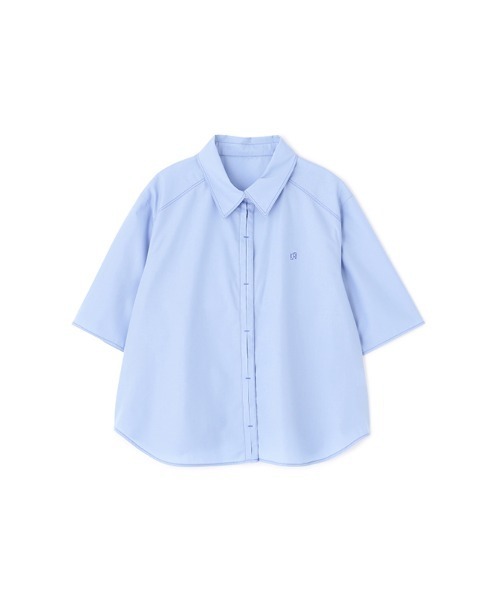 CHAROL(シャロル)の「モノグラムハーフスリーブシャツ(シャツ/ブラウス・レディース・アイボリー/ブルー・FREE)」の16枚目の写真