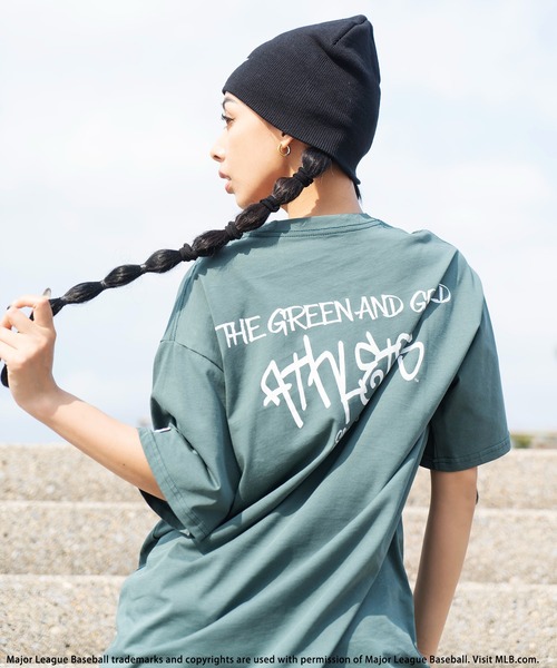 tシャツ 「MLB」Handｗritten styleロゴTシャツ レディース メンズ BACK TO THE FIELD tシャツ 「MLB」Handwritten styleロゴT