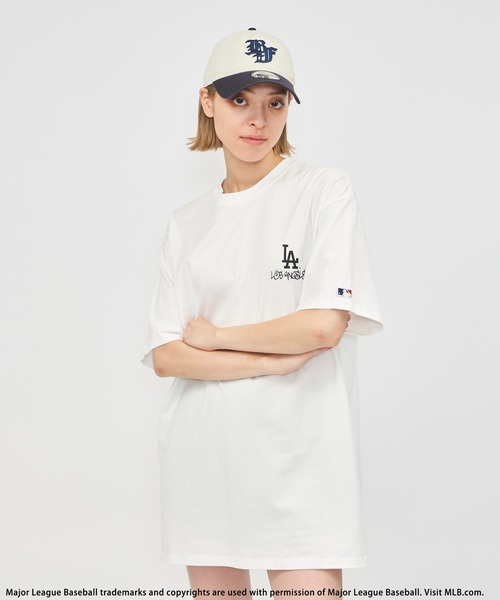 BACK TO THE FIELD（バック トゥー ザ フィールド）の「【MLB】Handｗritten styleロゴTシャツ（Tシャツ/カットソー・レディース・ホワイト/ブラック/グリーン・FREE）」の12枚目の写真